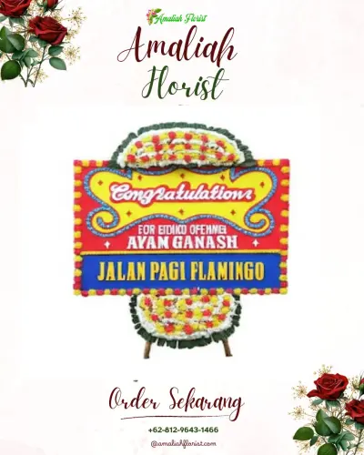 Bunga Papan Congratulation di Sungai Dama